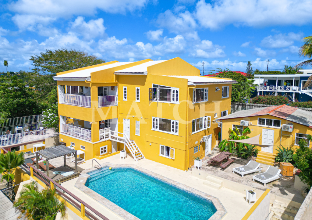 Veilig studentenhuis Curaçao foto zijkant