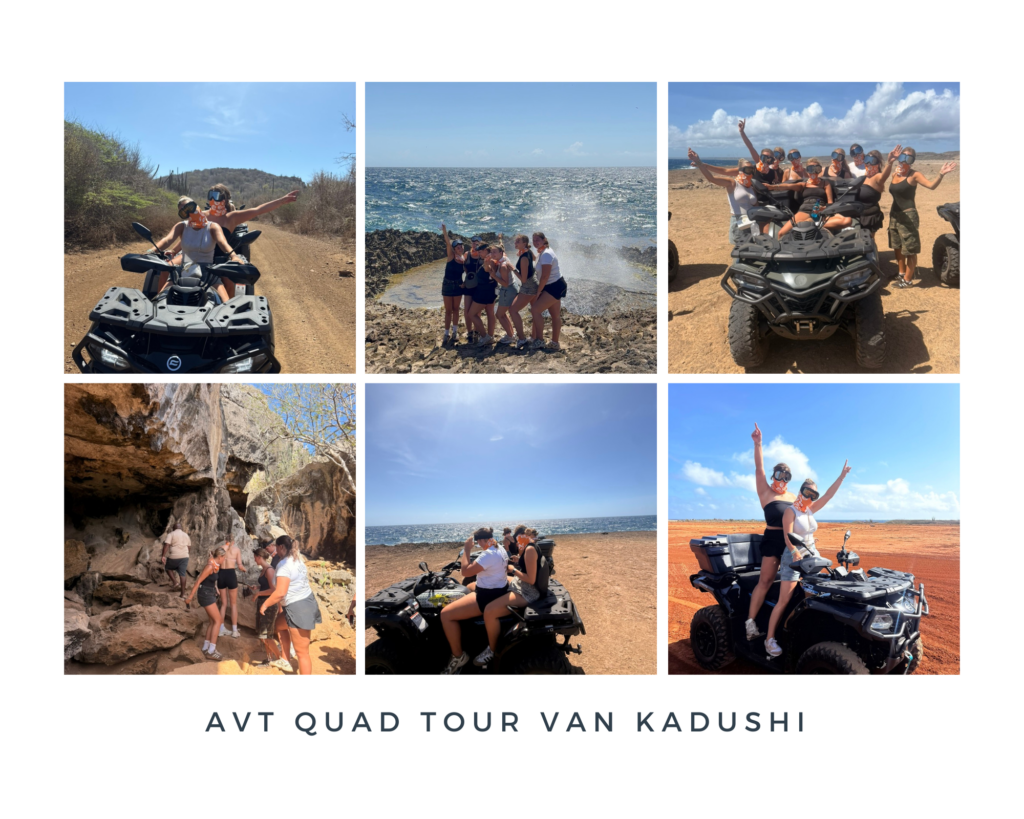 Quadrijden met je studentenhuis op Curacao